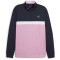PUMA Pure Colorblock 1/4-Zip Golf-Sweatshirt Herren 02 - deep navy/pink icing S
