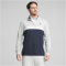 PUMA Pure Colorblock 1/4-Zip Golf-Sweatshirt Herren 01 - ash gray/deep navy M