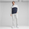PUMA Pure Colorblock 1/4-Zip Golf-Sweatshirt Herren 01 - ash gray/deep navy M