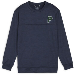 PUMA Cloudspun Crewneck Golf-Sweatshirt Jungen 01 - deep...