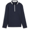 PUMA Lightweight 1/4-Zip Golf-Sweatshirt Jungen 03 - deep navy/ash gray 116