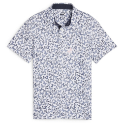 PUMA Cloudspun Butterflies Poloshirt Jungen 01 - white...