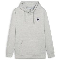 PUMA Cloudspun Patch Hoodie Herren 01 - ash gray heather S