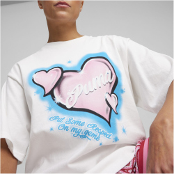 PUMA Game Love T-Shirt Damen 01 - PUMA white XS