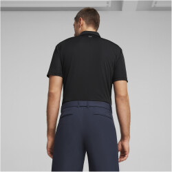 PUMA Pure Solid Poloshirt Herren 01 - PUMA black S