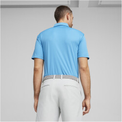 PUMA Pure Solid Poloshirt Herren 06 - aqua blue M