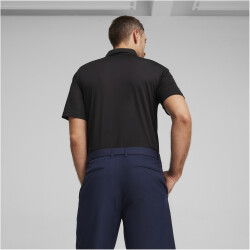 PUMA Pure Solid Poloshirt Herren 01 - PUMA black S