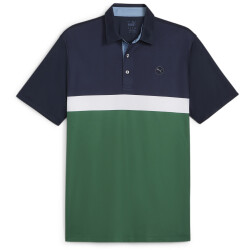 PUMA Pure Colorblock Poloshirt Herren 07 - vine/deep navy M