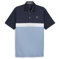 PUMA Pure Colorblock Poloshirt Herren 02 - deep navy/zen...