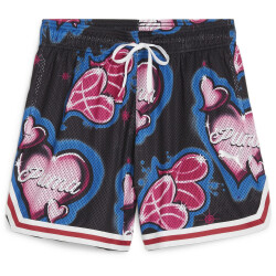 PUMA Game Love Basketballshorts Damen 01 - PUMA black/aop XS