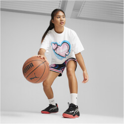 PUMA Game Love Basketballshorts Damen 01 - PUMA black/aop S