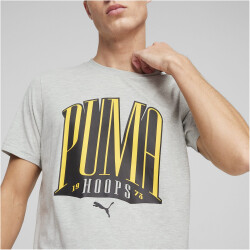PUMA TSA Basketball T-Shirt 1 Herren 01 - light gray heather M