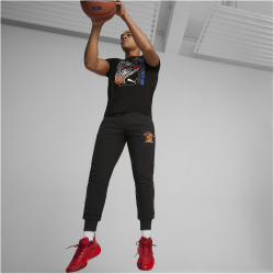 PUMA Swished Basketball T-Shirt Herren 01 - PUMA black S