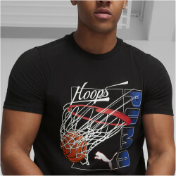 PUMA Swished Basketball T-Shirt Herren 01 - PUMA black M