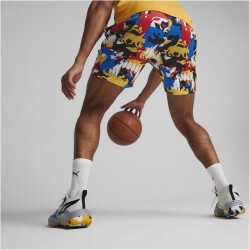 PUMA Winners Circle Basketballshorts Herren 01 - PUMA black/aop S