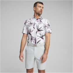 PUMA Mattr Birds of Paradise Poloshirt Herren 02 - white...