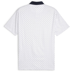 PUMA Pure Geo Poloshirt Herren 02 - white glow/deep navy S