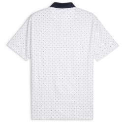 PUMA Pure Geo Poloshirt Herren 02 - white glow/deep navy XXL