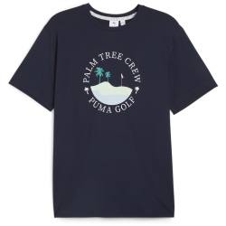 PUMA x PTC Island Golf T-Shirt Herren 02 - deep navy S