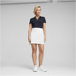 PUMA Cloudspun Piped Poloshirt Damen 02 - deep navy M