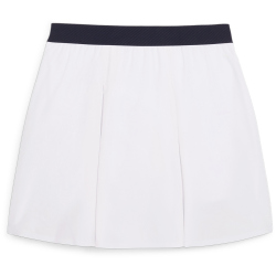 PUMA Club Pleated Golfrock Damen 01 - white glow/deep navy XS