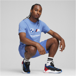 PUMA BMW M Motorsport Essentials Logo T-Shirt Herren 05 - blue skies S
