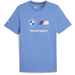 PUMA BMW M Motorsport Essentials Logo T-Shirt Herren 05 - blue skies M