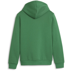 PUMA Ess+ Metallic 2 Col Big Logo Fleece-Hoodie Jungen 76 - archive green 140