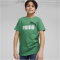 PUMA Ess+ Metallic 2 Col Logo T-Shirt Jungen 76 - archive green 128
