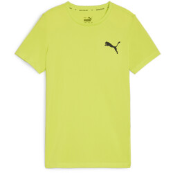 PUMA Active Small Logo T-Shirt Jungen 39 - lime pow 128