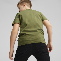 PUMA Essentials Logo T-Shirt Jungen 76 - olive green 104