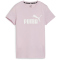 PUMA Essentials Logo Heather T-Shirt Damen 60 - grape mist M