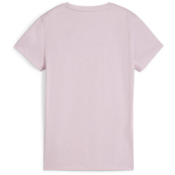 PUMA Essentials Logo Heather T-Shirt Damen 60 - grape mist L