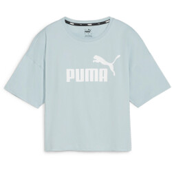 PUMA Essentials Cropped Logo T-Shirt Damen 22 - turquoise...