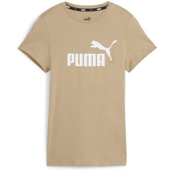PUMA Essentials Logo T-Shirt Damen 80 - prairie tan L
