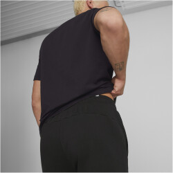 PUMA Ess+ Metallic 2 Col Sweatshorts 10 61 - PUMA black/PUMA white L