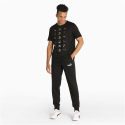 PUMA Essentials Logo Fleece-Jogginghose Herren 01 - PUMA black XS