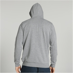 PUMA Essentials Big Logo Kapuzenjacke Herren 03 - medium gray heather S