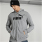 PUMA Essentials Big Logo Kapuzenjacke Herren 03 - medium gray heather S