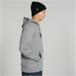 PUMA Essentials Big Logo Kapuzenjacke Herren 03 - medium gray heather XXL