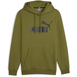 PUMA Essentials Big Logo Fleece-Hoodie Herren 76 - olive...