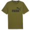 PUMA Essentials Logo T-Shirt Herren 76 - olive green M