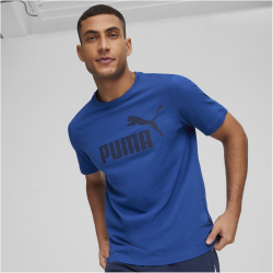 PUMA Essentials Logo T-Shirt Herren 59 - cobalt glaze S