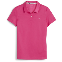 PUMA Essential Golf Poloshirt M&auml;dchen 19 - garnet rose 152