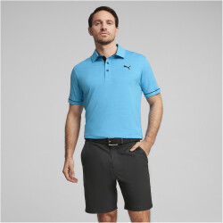 PUMA Cloudspun Haystack Poloshirt Herren 17 - aqua blue...