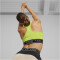 PUMA 4Keeps Elastic Mid Support Sport-BH Damen 39 - lime pow XS