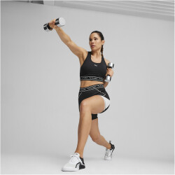 PUMA 4Keeps Elastic Mid Support Sport-BH Damen 01 - PUMA black XS
