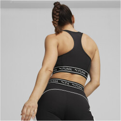 PUMA 4Keeps Elastic Mid Support Sport-BH Damen 01 - PUMA black XS