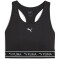 PUMA 4Keeps Elastic Mid Support Sport-BH Damen 01 - PUMA black XS