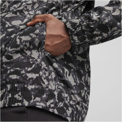 PUMA Fit Print Woven Trainingsjacke Herren 01 - PUMA black/q1 print M